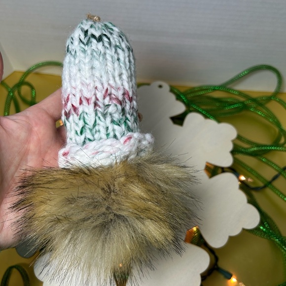 Handmade Gnome ornament.  
One-of-a-kind. - Picture 3 of 6